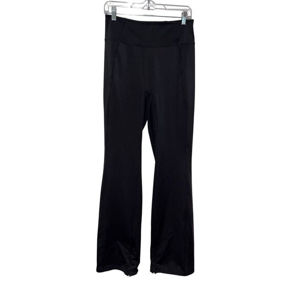 SKIMS FOLDOVER  Black High Rise Flared lPants Women size Large - Picture 1 of 10